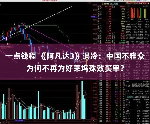 一点钱程 《阿凡达3》遇冷：中国不雅众为何不再为好莱坞殊效买单？